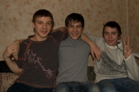 Dima, Artjom en Andrej